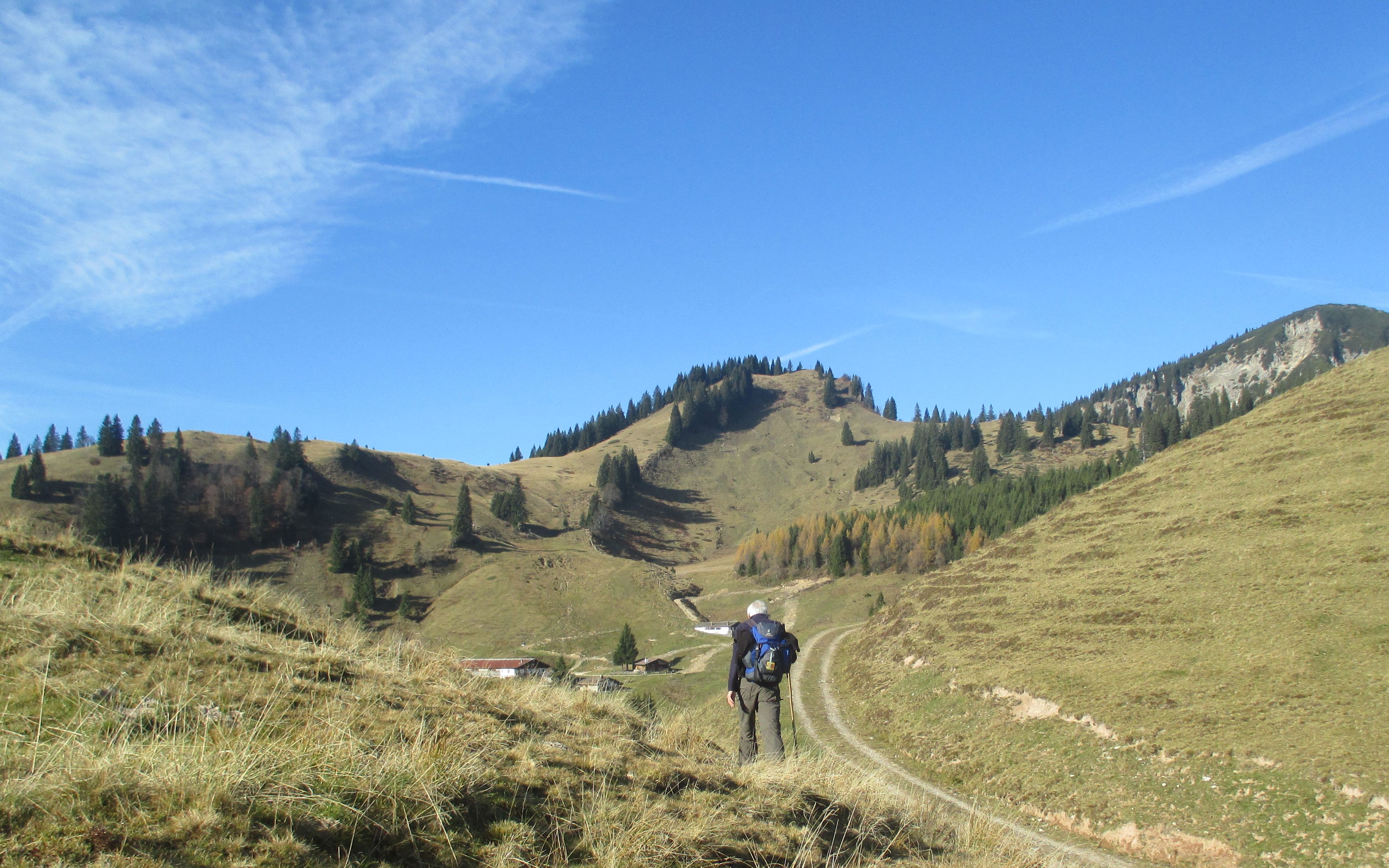 die Almhütten auf der Karalm