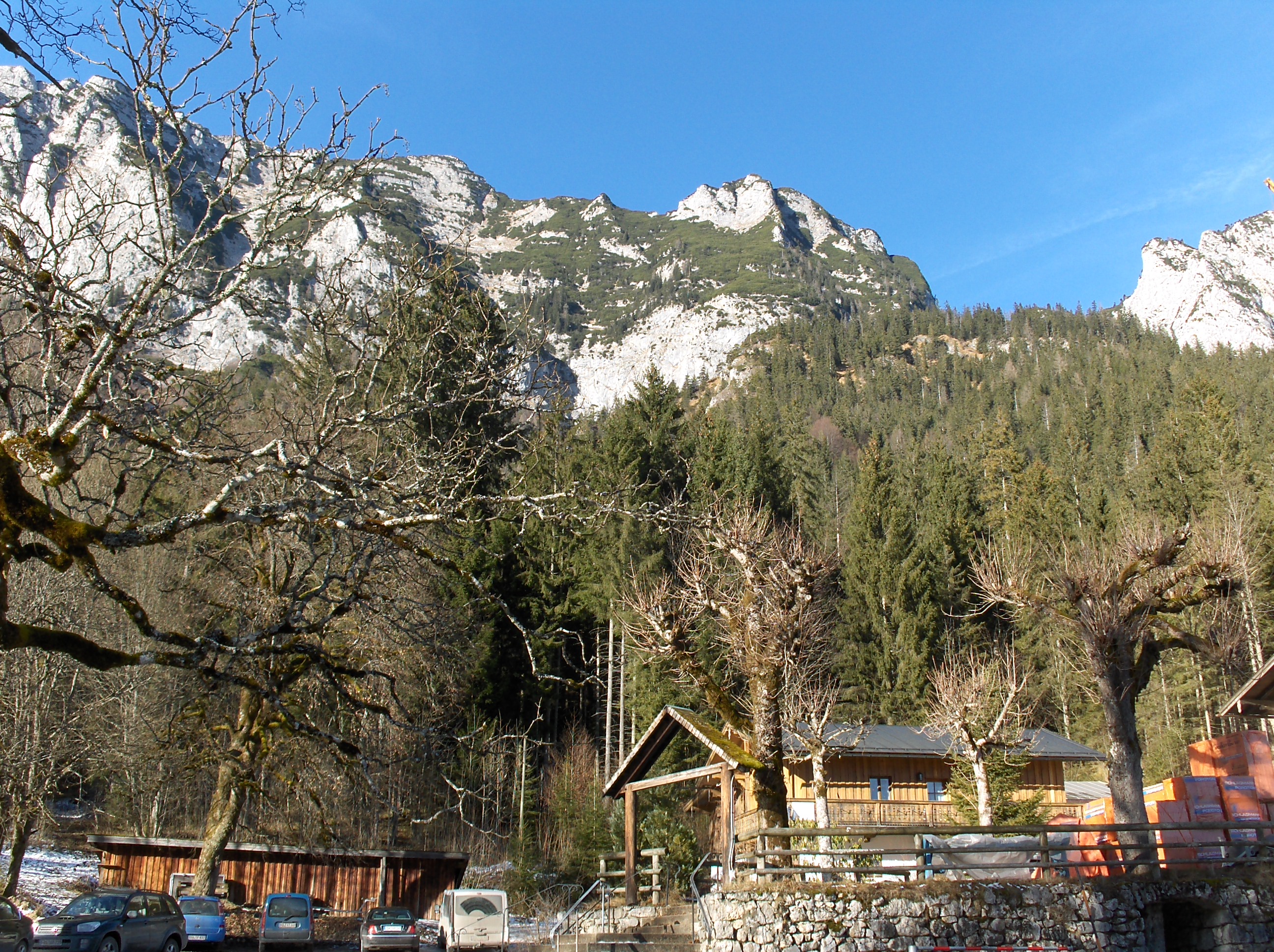 Blick zum Edelweißlahner oberhalb Ramsau