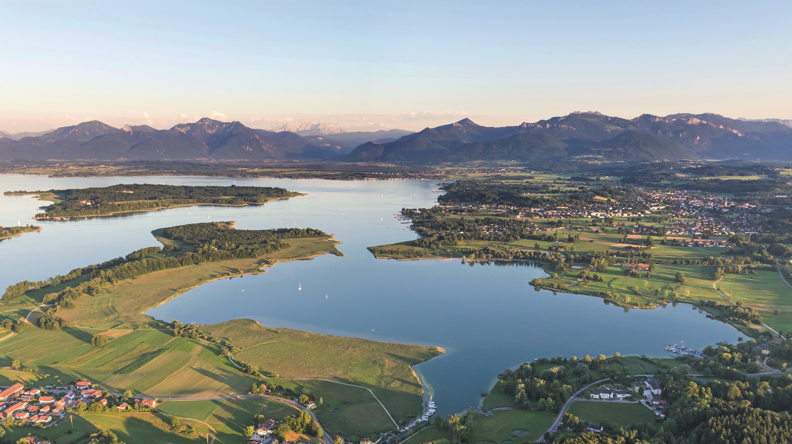Luftbild Prien/Berge, Foto Tobi Huber, Bildrechte: Markt Prien a. Chiemsee