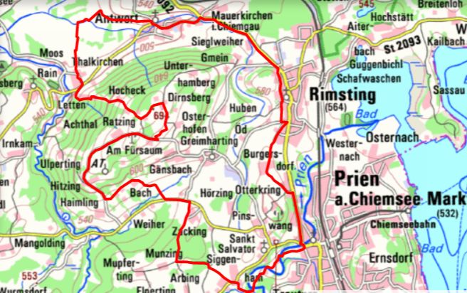 Ratzinger Höhe Radtour