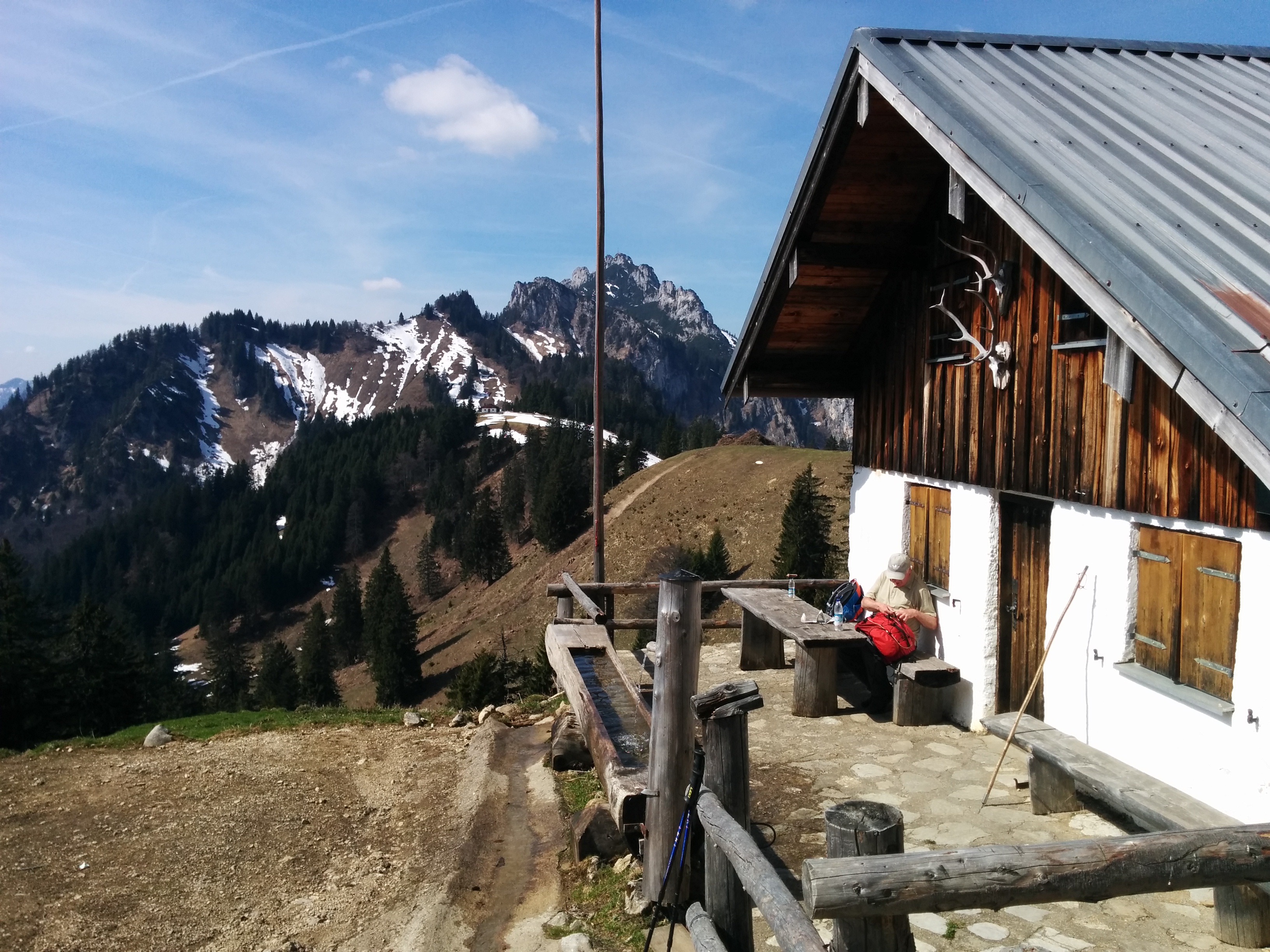 die Bergwachthütte auf der Piesenhauser-Hochalm
