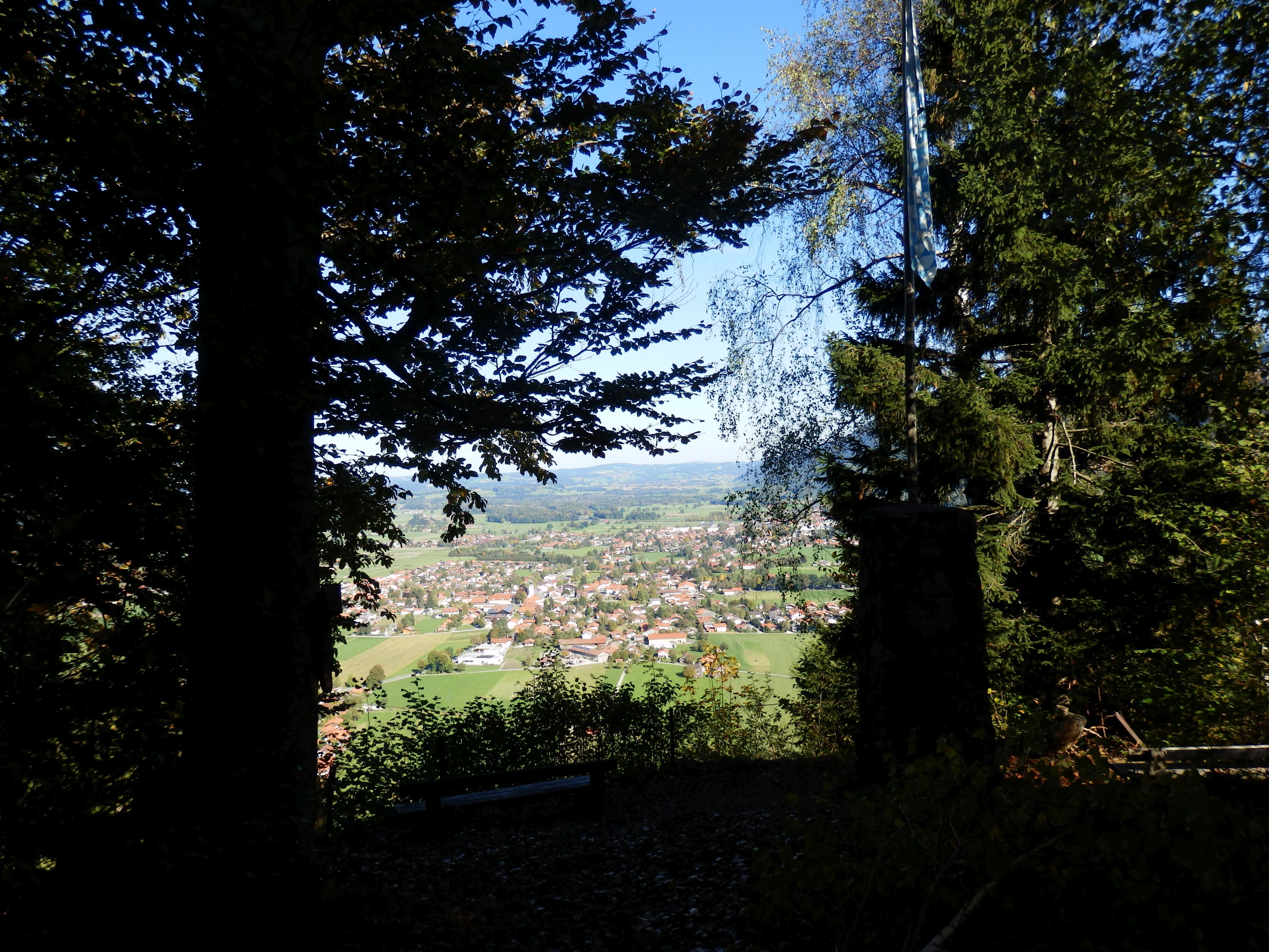 Blick von der Zeppelinhöhe nach Grassau