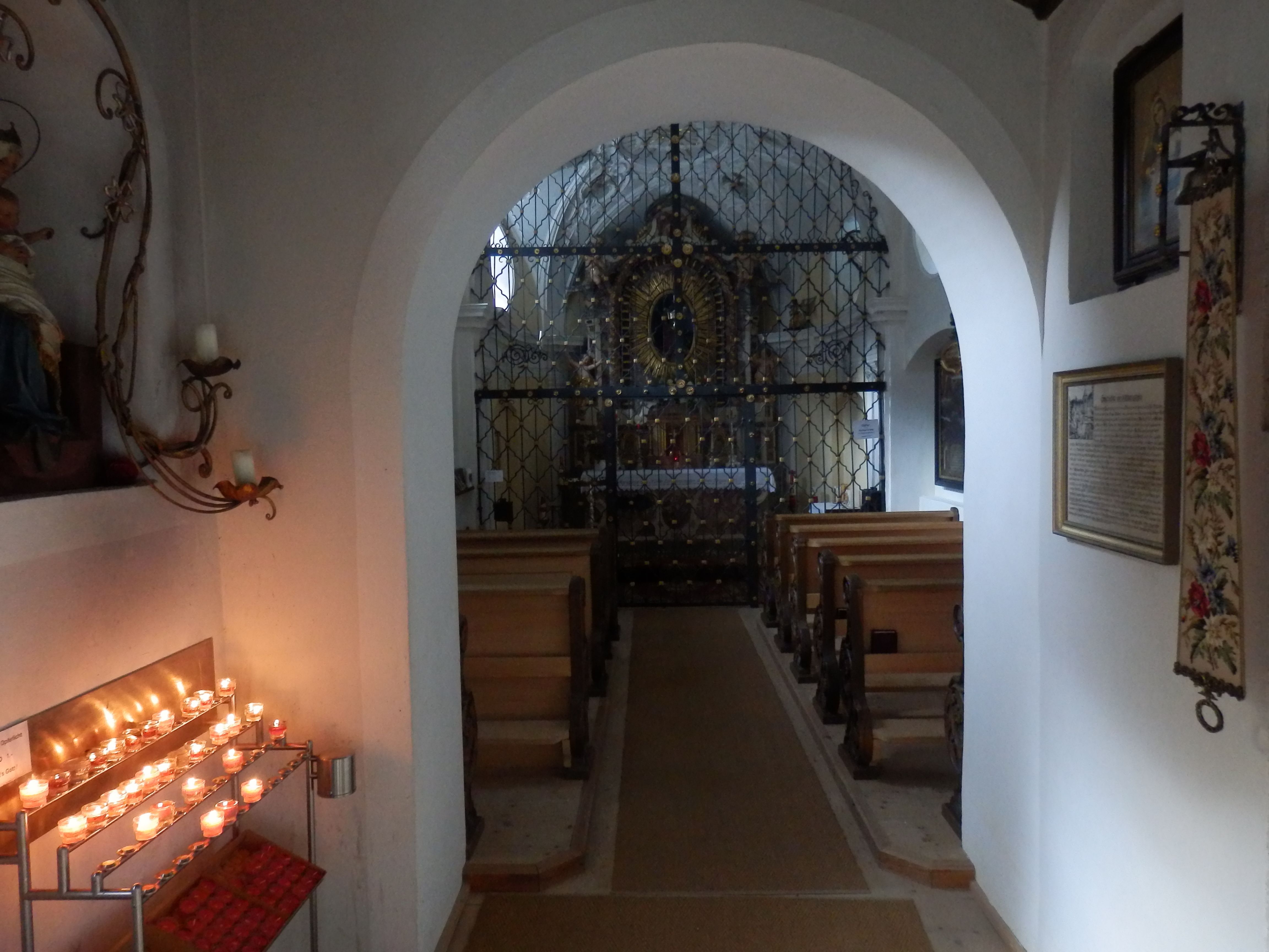 in der Wallfahrtskirche Maria Klobenstein
